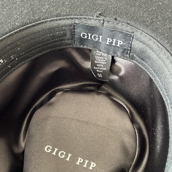 Gigi Pip Miller Fedora in Black - Picture 9 of 12